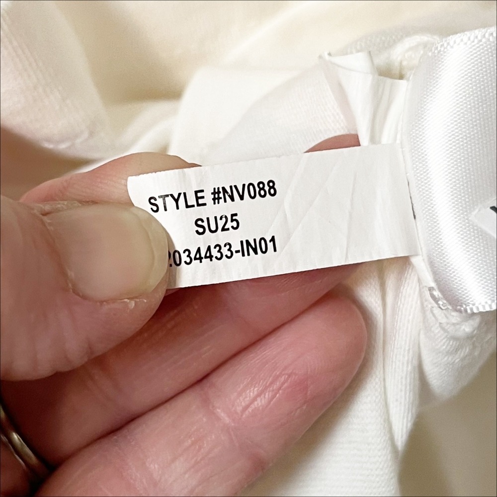 Madewell Men's Vintage Polo XL White Short Sleeve Cotton Shirt Hidden Placket - Picture 10 of 11
